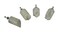 White Quartz Crystal Core Drawer Handles Cabinet Pulls Furniture Decor Set of 4